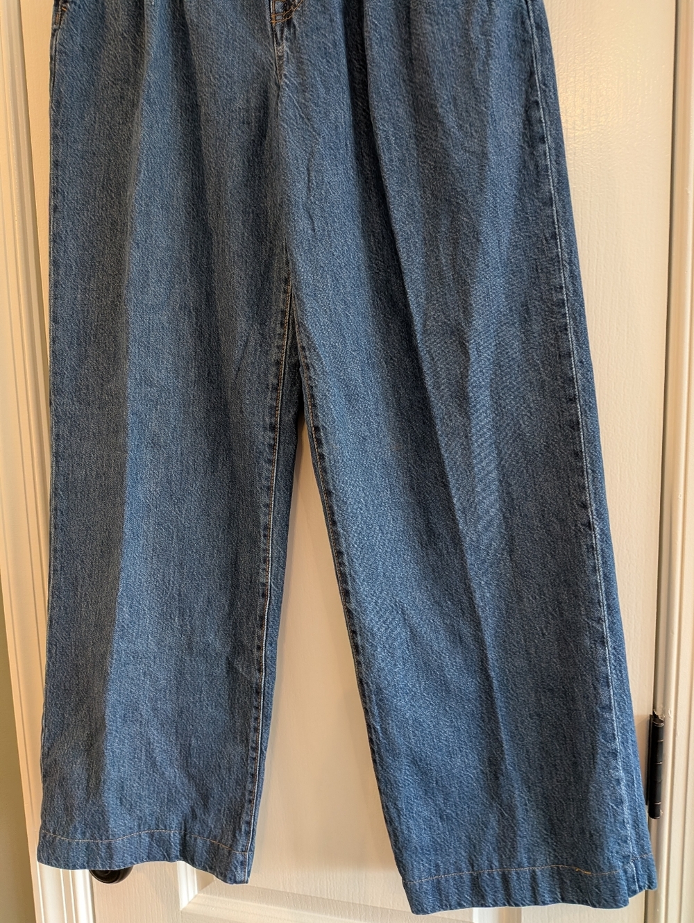 Madewell The Harlow Wide Leg Jean in Fairson Wash Size 26 Baggy Straight Denim - Picture 7 of 16